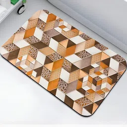 IVAZA Camel Brown Silicone Bath Mat-image-0