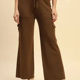 Global Republic Women Solid Mid Rise Trouser-picture-10