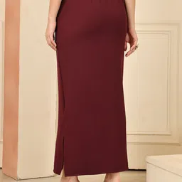 NEUDIS Knitted Straight Midi Skirt image 3