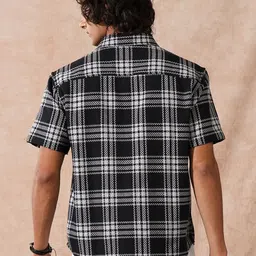 WROGN Men Comfort Tartan Checks Checked Casual Shirt image 4