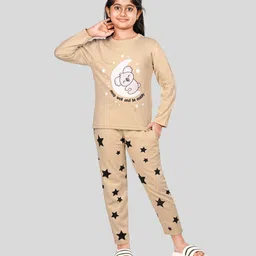 Here&Now X Denikid Girls Pure Cotton Printed T-shirt with Trousers-picture-22