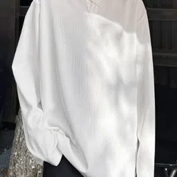 StyleCast x Revolte Self Design Round Neck Pullover image 4