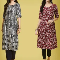 Ethnic basket Women Multi Kurtas-picture-23