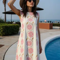 StyleCast Women Floral Printed Sleeveless A-Line Mini Dress-picture-24