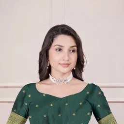 LALITATEX Floral Zari Art Silk Banarasi Saree image 3