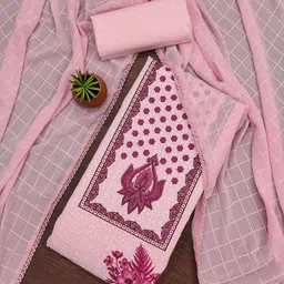 LeeliPeeri Designer Embroidered Unstitched Dress Material-picture-34