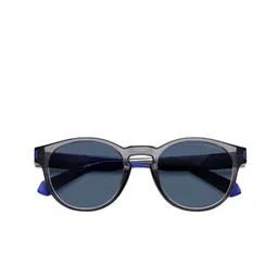 Polaroid Unisex Full Rim Round Sunglasses With Polarised and UV Protected Lens image 4