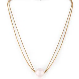 CROWN NINE Women Gold Plated Stainless Steel Double Layer Chain-image-58