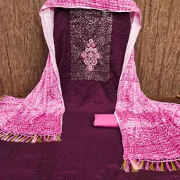 Maroosh Floral Embroidered Sequinned Unstitched Dress Material-image-97