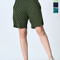 BAESD Women Printed High-Rise Shorts-picture-38
