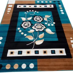 sana carpet Blue Silk Carpet image 3