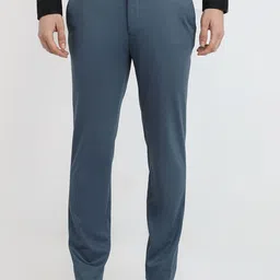 Park Avenue Men Original Slim Fit Mid-Rise Formal Trousers-picture-40