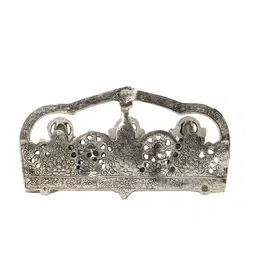 INTERNATIONAL GIFT Silver-Toned Religious Idol Showpiece image 5