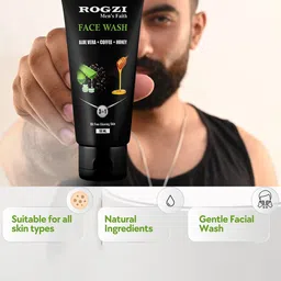 ROGZI Face Wash With Aloe Vera & Honey - 50 ml image 2