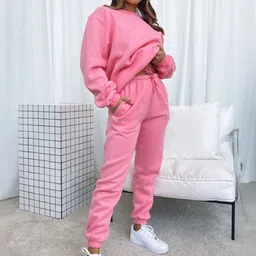 Mast & Harbour Round Neck Sweatshirt & Joggers Co-Ords image 4