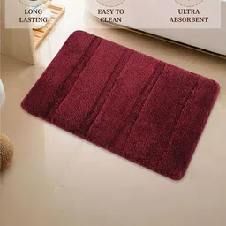 Aura Maroon Self-Designed Anti Skid Doormats image 5