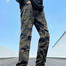 KPOP Men Camouflage Printed Original Trousers image 3