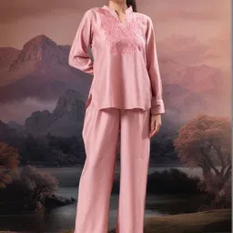 all about you Women Mandarin Collar Neck & Long Sleeves Top With Trouser Co-Ords-picture-42