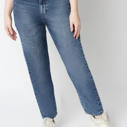 Kraus Jeans Women High-Rise Low Distress Light Fade Jeans-picture-17