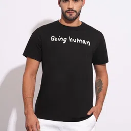 Being Human Men Brand Logo Printed Slim Fit T-shirt-picture-21