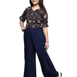 Mabish Girls Printed Top with Palazzos image 4