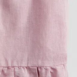 H&M Frilled Linen Shorts image 2