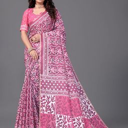 GRIOPY Floral Printed Saree-picture-3