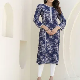 PURSHOTTAM WALA Women Printed Asymmetric Straight Kurta-picture-16