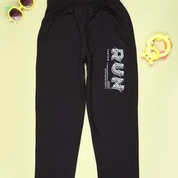 V-Mart Boys Typography Printed Cotton Track Pants-picture-34