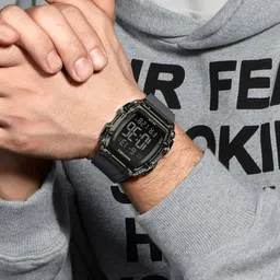 Naviforce Men Dial & Straps Digital Stopwatch Watch NF6107 C.GY-T.GY image 2