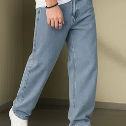MAAHIT Men Mid-Rise Baggy Fit Stretchable Jeans-picture-37
