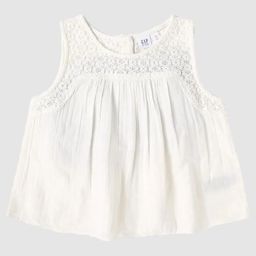 GAP Girls Self Design Round Neck Peplum Top-picture-10