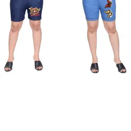 MIRAKSH Girls Blue Shorts-picture-13