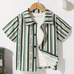 BAESD Boys Standard Multi Stripes Printed Casual Shirt-picture-12