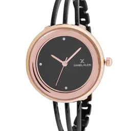Daniel Klein Women Brass Embellished Dial & Stainless Steel Straps Watch DK.1.14290-1-image-84