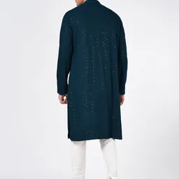 indus route by Pantaloons Men Geometric Printed Kurta image 4