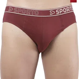 Sporto by Macho Men Pack Of 2 Pure Super Combed Cotton Basic BriefsSporto_M1010-M(1)-picture-31