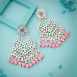 Anouk Gold-Plated Brass Artificial Beads Drop Earrings-picture-32