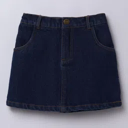taffykids Girls Mid Rise Cotton Straight Denim Above Knee-image-32