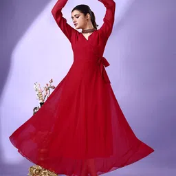 Fashion2wear Georgette Maxi Dress-picture-18