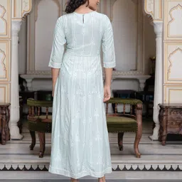 Juniper Ethnic Motifs Print Liva Empire Maxi Dress image 5