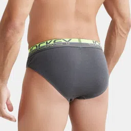 jockey FP02 Super Combed Cotton Rib Solid Men Brief image 3