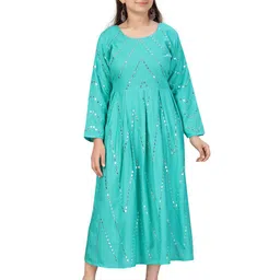 BAESD Fit & Flare Midi Dress image 1