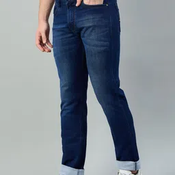 Duke Men Regular Fit Mid-Rise Light Fade Jeans image 2