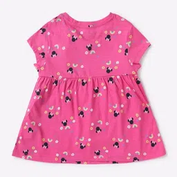 GAP Girls Minnie Mouse Cartoon Printed Organic Cotton Peplum Top image 4