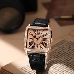 GIORDANO Women Embellished Square Dial & Leather Straps Analogue Watch GZ-60091-01-picture-47