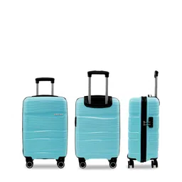 MOVE-MEANT Textured Hard-Sided Cabin Trolley Suitcase image 2