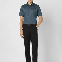 Van Heusen Men Geometric Printed Spread Collar Pure Cotton Formal Shirt image 3