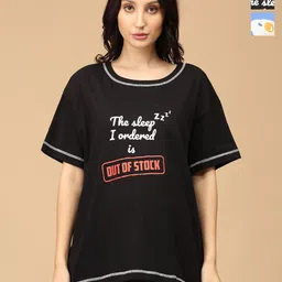 The Mom Store Women 2 Applique T-shirt-image-56
