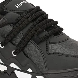 Hundo P Men Solid Leather Regular Sneakers image 2